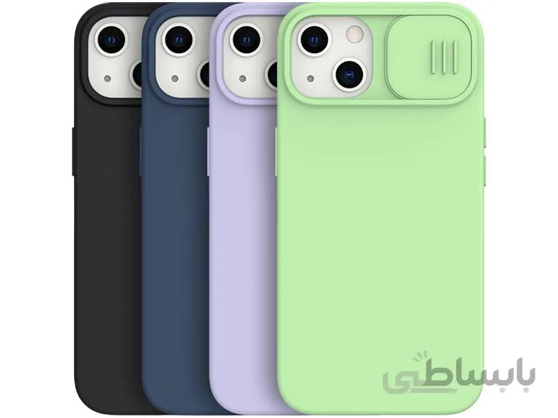 قاب سیلیکونی مگنتی نیلکین آیفون Nillkin CamShield Silky Magnetic Silicone Case iPhone 13 ا Nillkin Apple iPhone 13 CamShield Silky magnetic silicone case