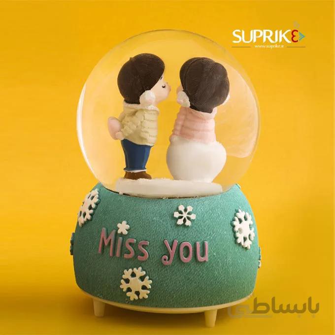 گوی موزیکال عاشقانه مدل miss you