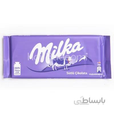 شکلات تخته ای شیری میلکا 80 گرمی