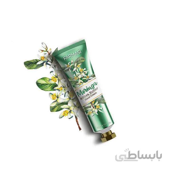 کرم دست شی باتر و مورینگا برند فارماسی 30 میل