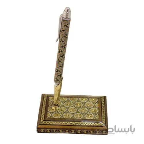 جا قلمی رو میزی خاتم کاری