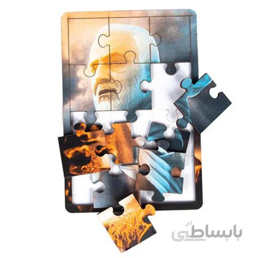 50168 پازل چوبی طرح شهید قاسم سلیمانی طرح یک