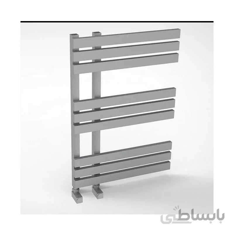 حوله خشک کن آلومینیوم کروم مات دیاموند طرح1