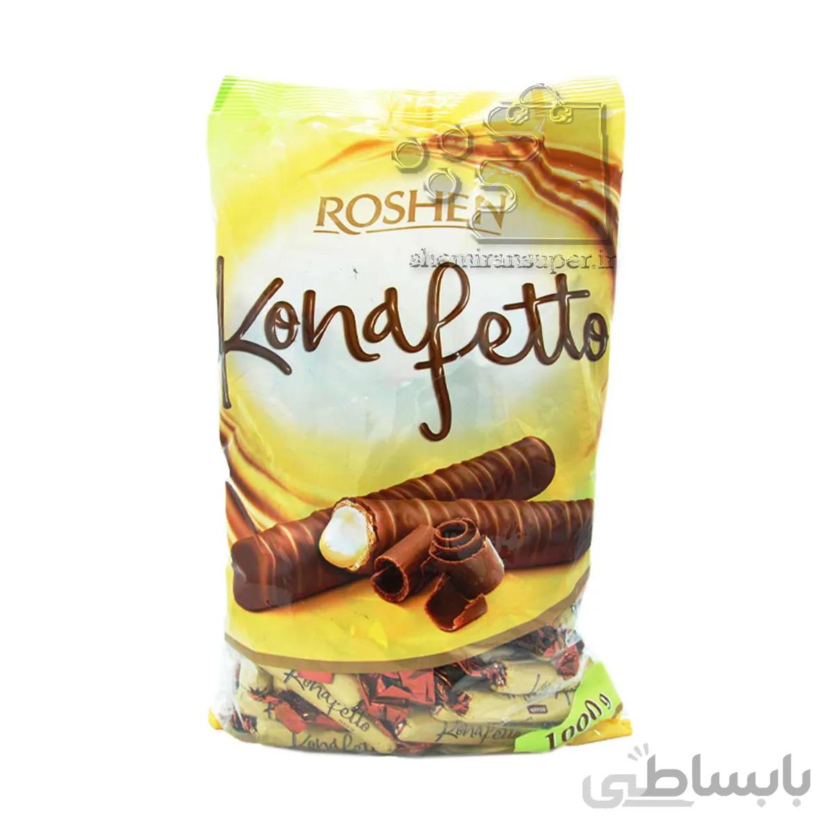 شکلات بیسکوییتی مغزدار ۱ کیلویی کونافت روشن – roshen
