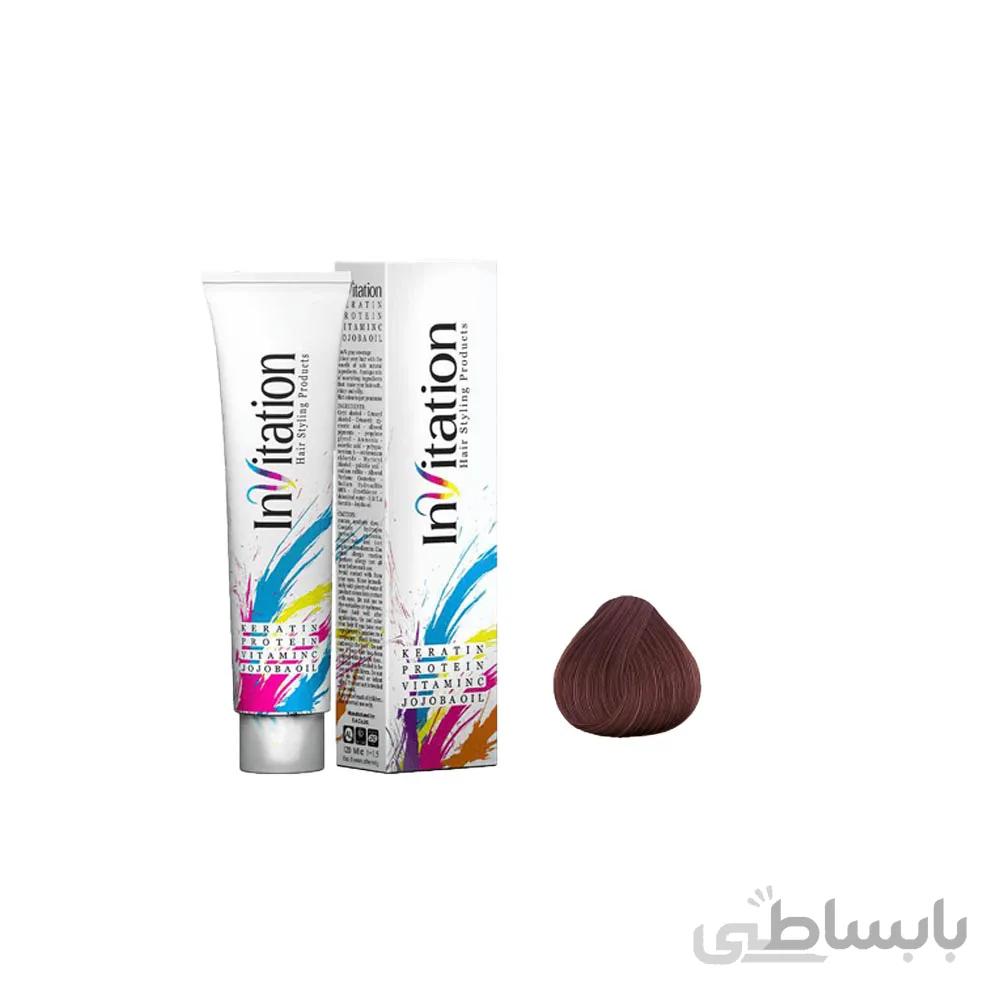 رنگ مو اینویتیشن شماره CL.6 حجم 120 میلی لیتر رنگ دارچینی متوسط