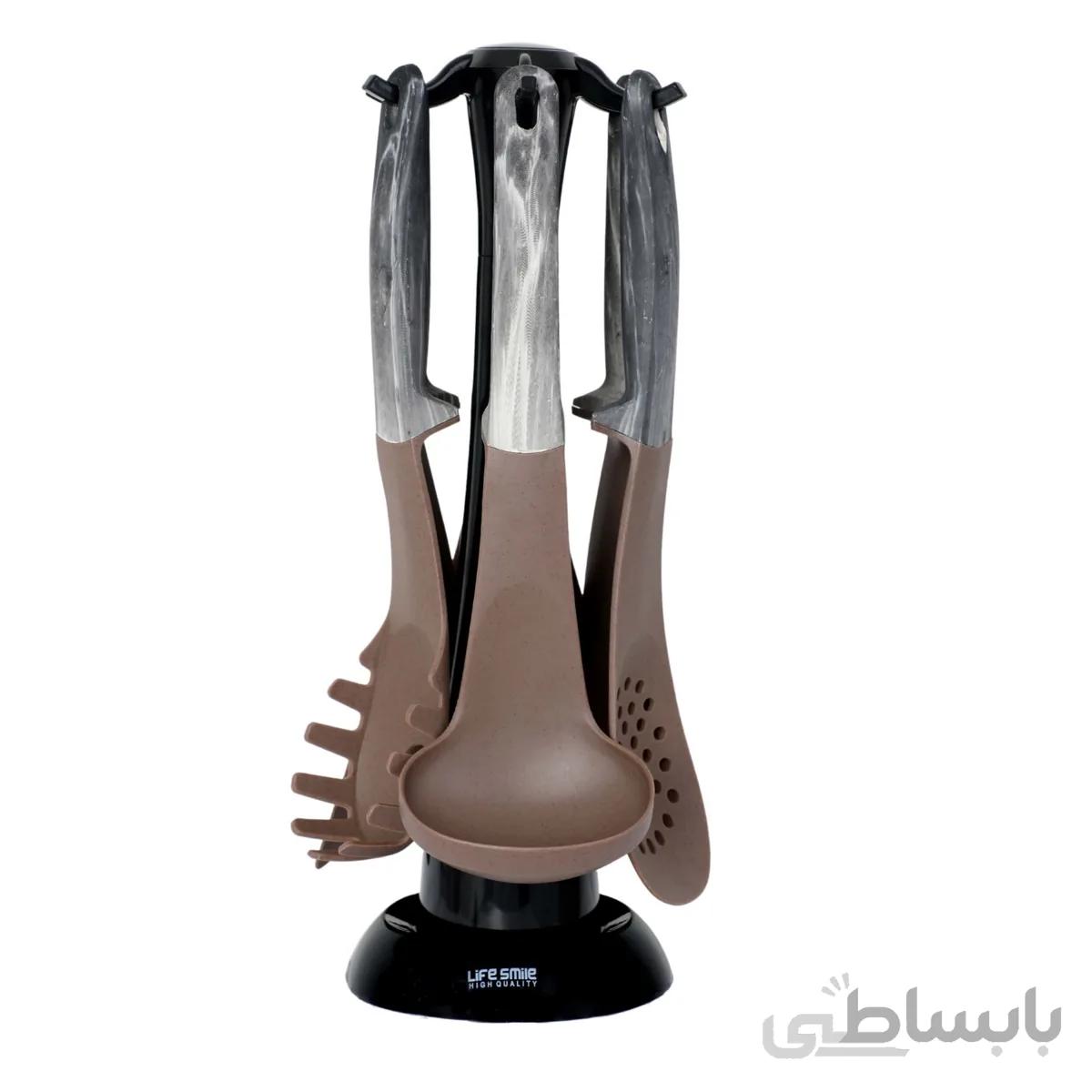 سرویس کفگیر و ملاقه لایف اسمایل مدل Tool 15 ا Lifesmile Tool-15 Kitchen Tools Set