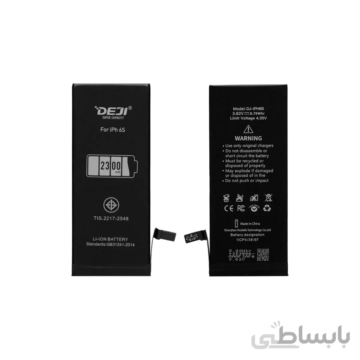 باتری موبایل درجه یک پک دار IPHONE مدل 6S (گارانتی 12 ماهه مدیا پلاس)