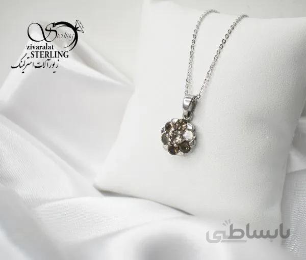 گردنبند نقره زنانه کد 180575