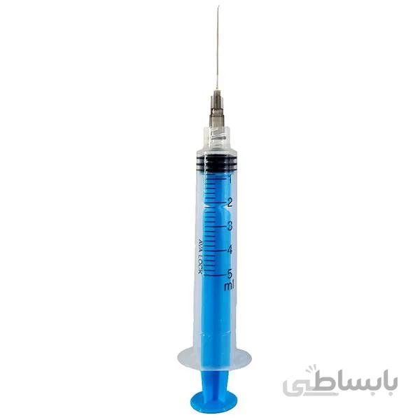 سرنگ سه تکه لوئرلاک (پیچی) 5cc برند آوا