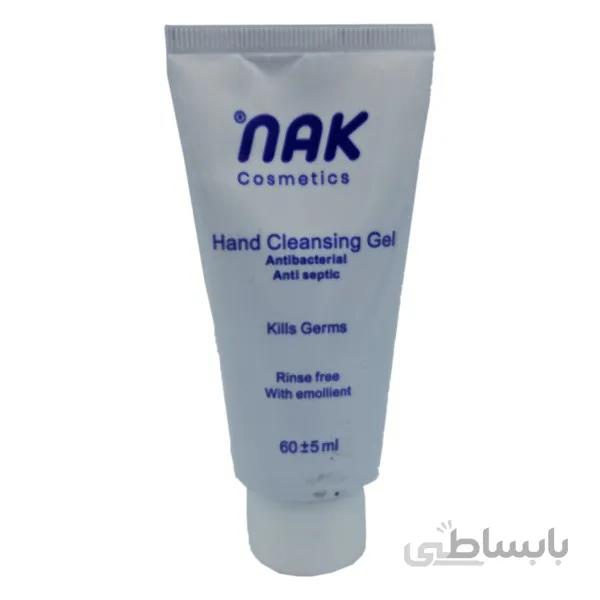 ژل آنتی باکتریال و آنتی سپتیک پاک کننده دست 60 میلی نک