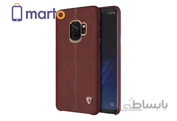 کاور چرمی نیلکین مدل Englon Leather مناسب برای گوشی سامسونگ Galaxy S9 ا Nillkin Englon Leather Cover case for Samsung Galaxy S9