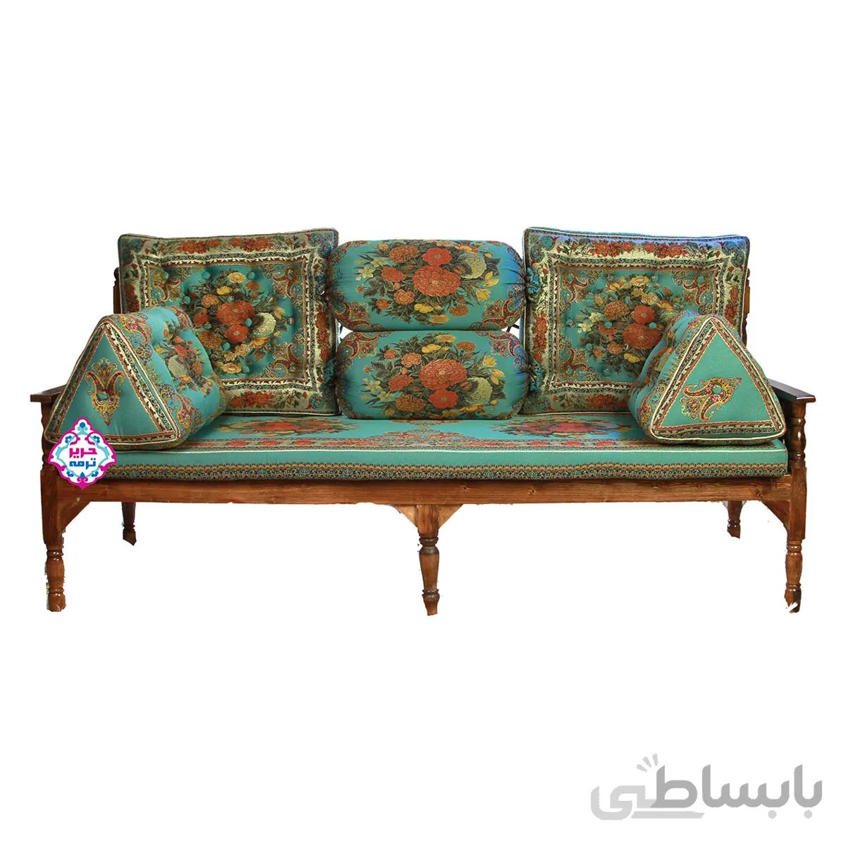 سرویس ۵ تکه شاه نشین کنار مخمل قرمز کد 410541
