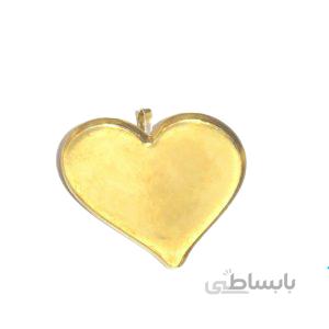 قاب کفه دار قلب برنجی