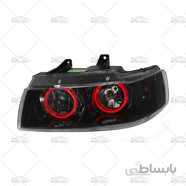 چراغ جلو اسپرت سمند طرح سه بعدی قرمز