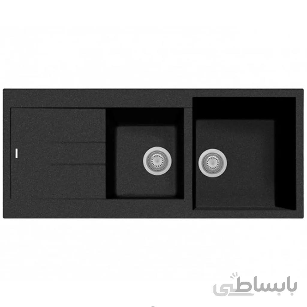 سینک ظرفشویی توکار لتو ا Leto Double Bowl Sink AMANDA