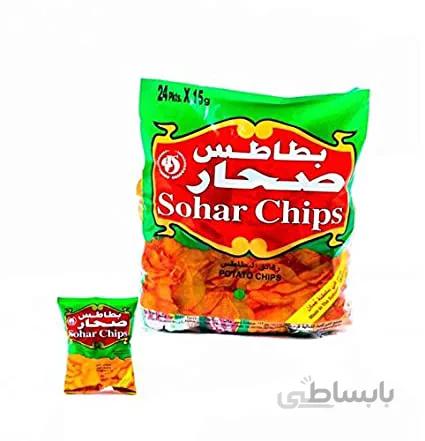 چیپس صحار ۱۵ گرم پک ۲۵ عددی – Sohar Chips