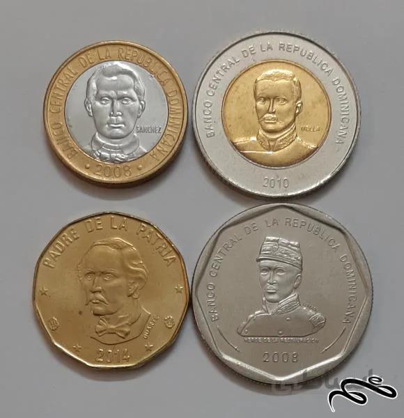 ست کامل سکه های دومنیکن