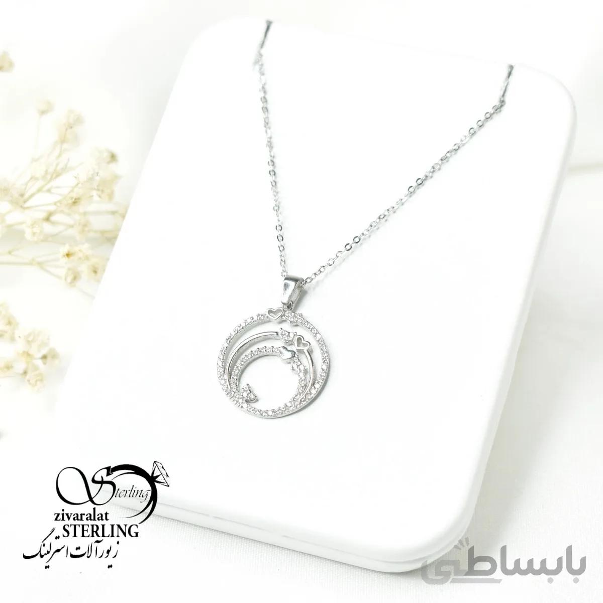 گردنبند نقره زنانه کد 6295