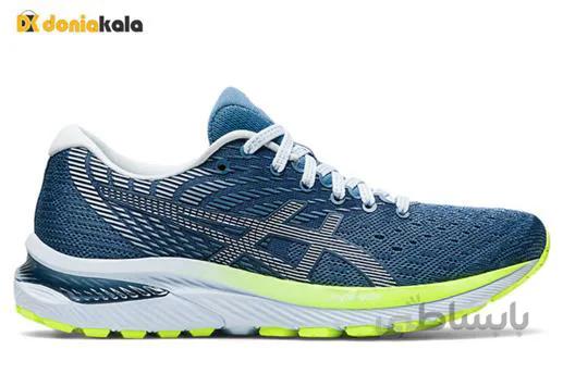 کفش کتونی اسپرت زنانه آسیکس کومولوس22 Asics GEL-CUMULUS 22 1012a741-400 ا Womens sneakers ketone shoes Asics GEL-CUMULUS 22 1012a741-400