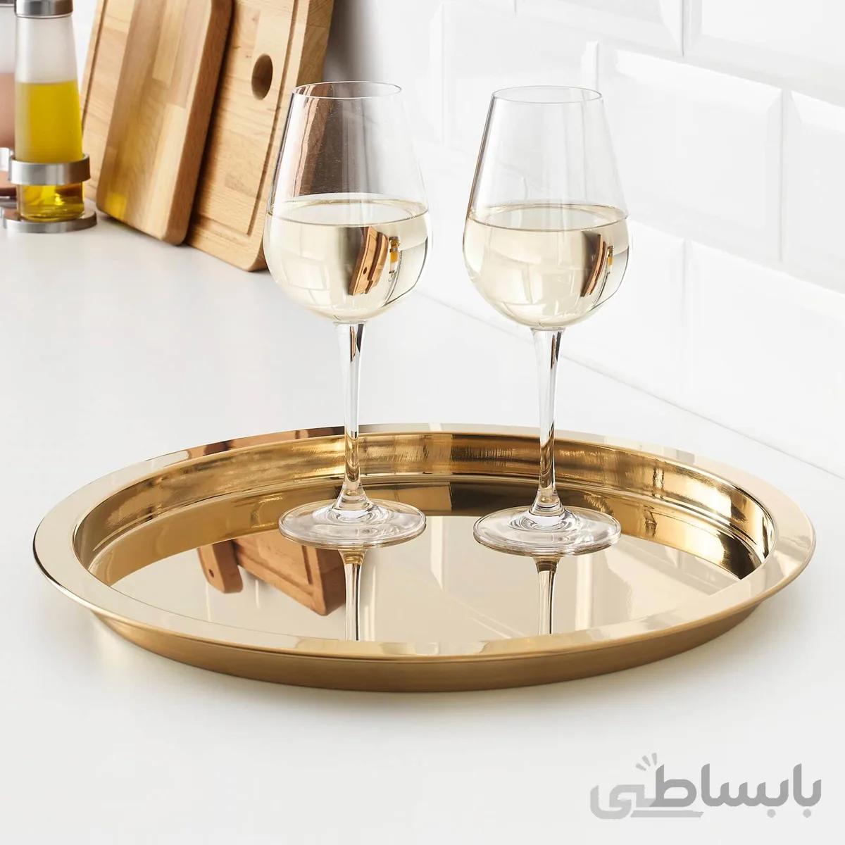 سینی طلایی ایکیا مدل GLATTIS