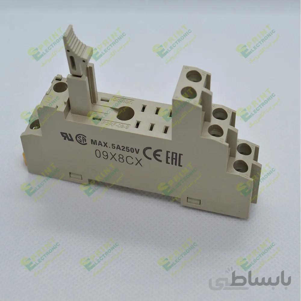 سوکت رله ریلی 8 پایه OMRON P2RF-08-E