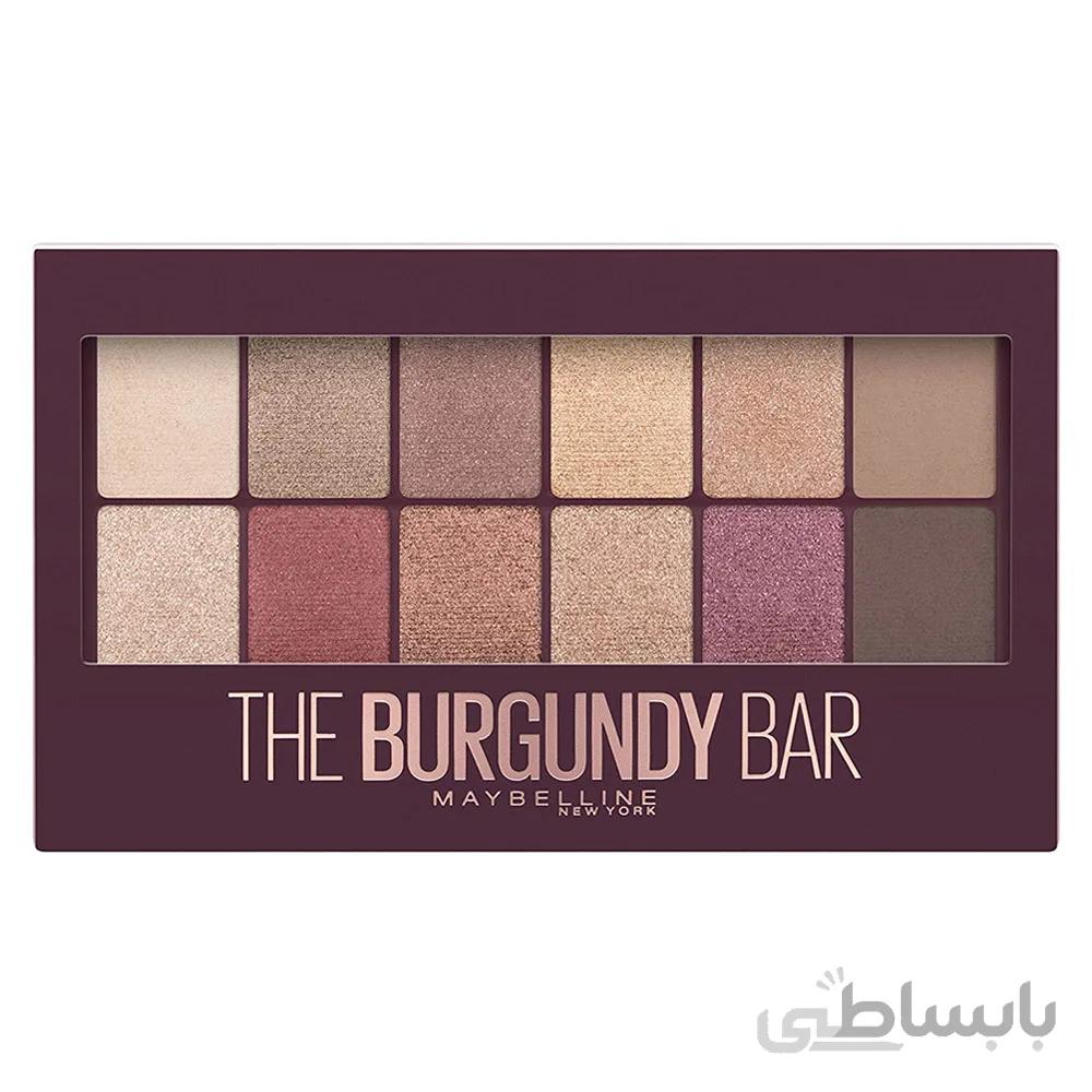 پالت سایه چشم The Burgundy Bar میبلین