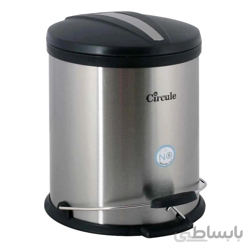 سطل زباله استیل 15 ليتر سركوله Circule