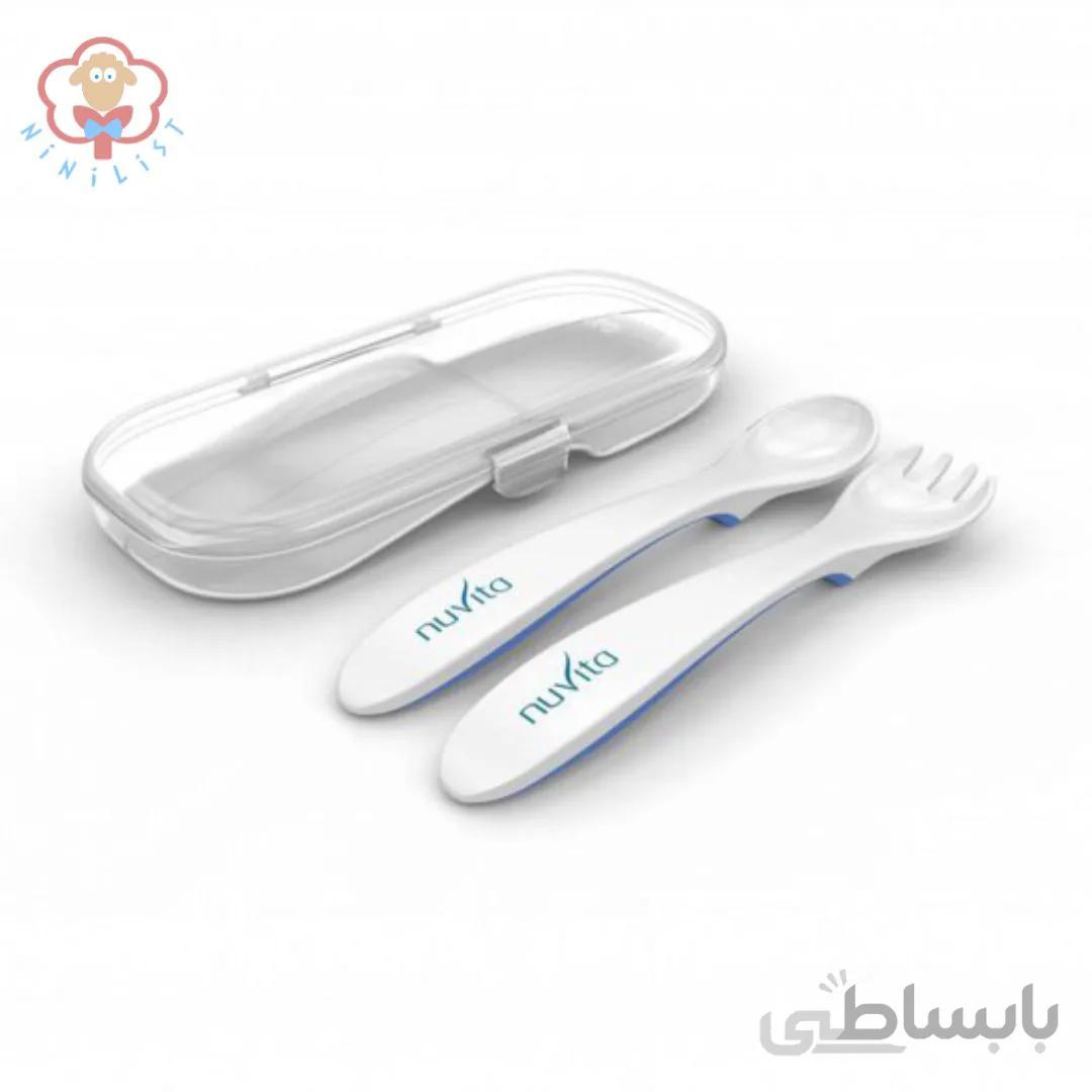 ست قاشق و چنگال آبی نوویتا Nuvita