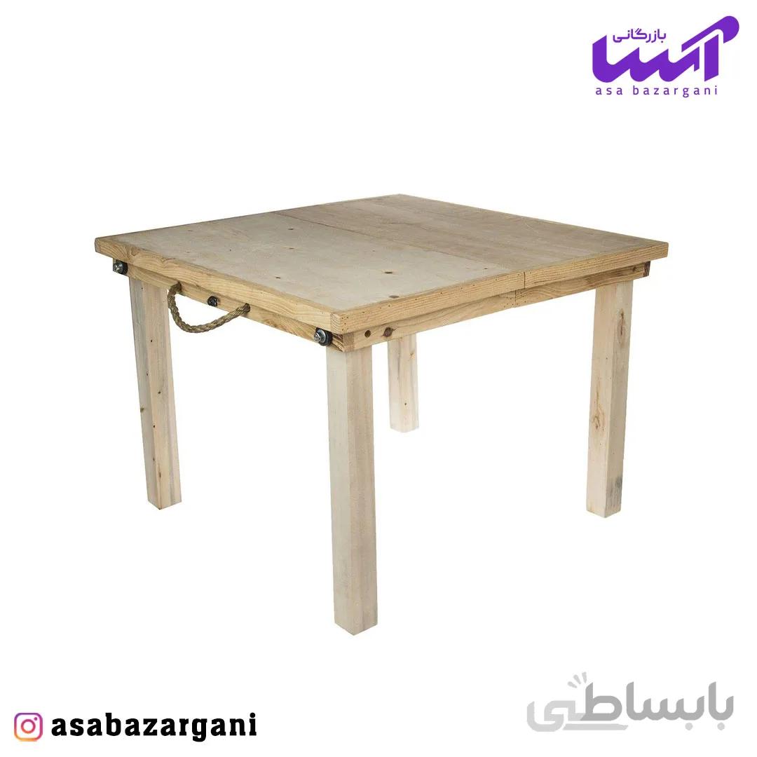 میز کرسی تاشو یک متری