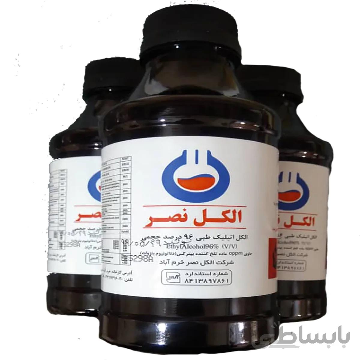 فروش الکل نصر - اتیلیک طبی ۹۶ درصد -کارتن ۱۲ تایی