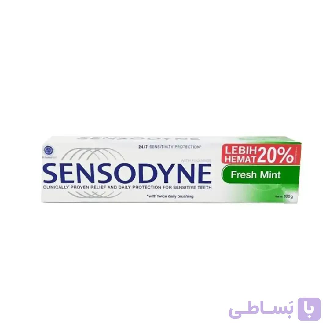 خمیردندان سنسوداین مدل Fresh Mint حجم ۱۰۰ میلی لیت
