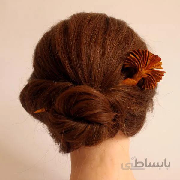 گیره مو طرح گل میخک