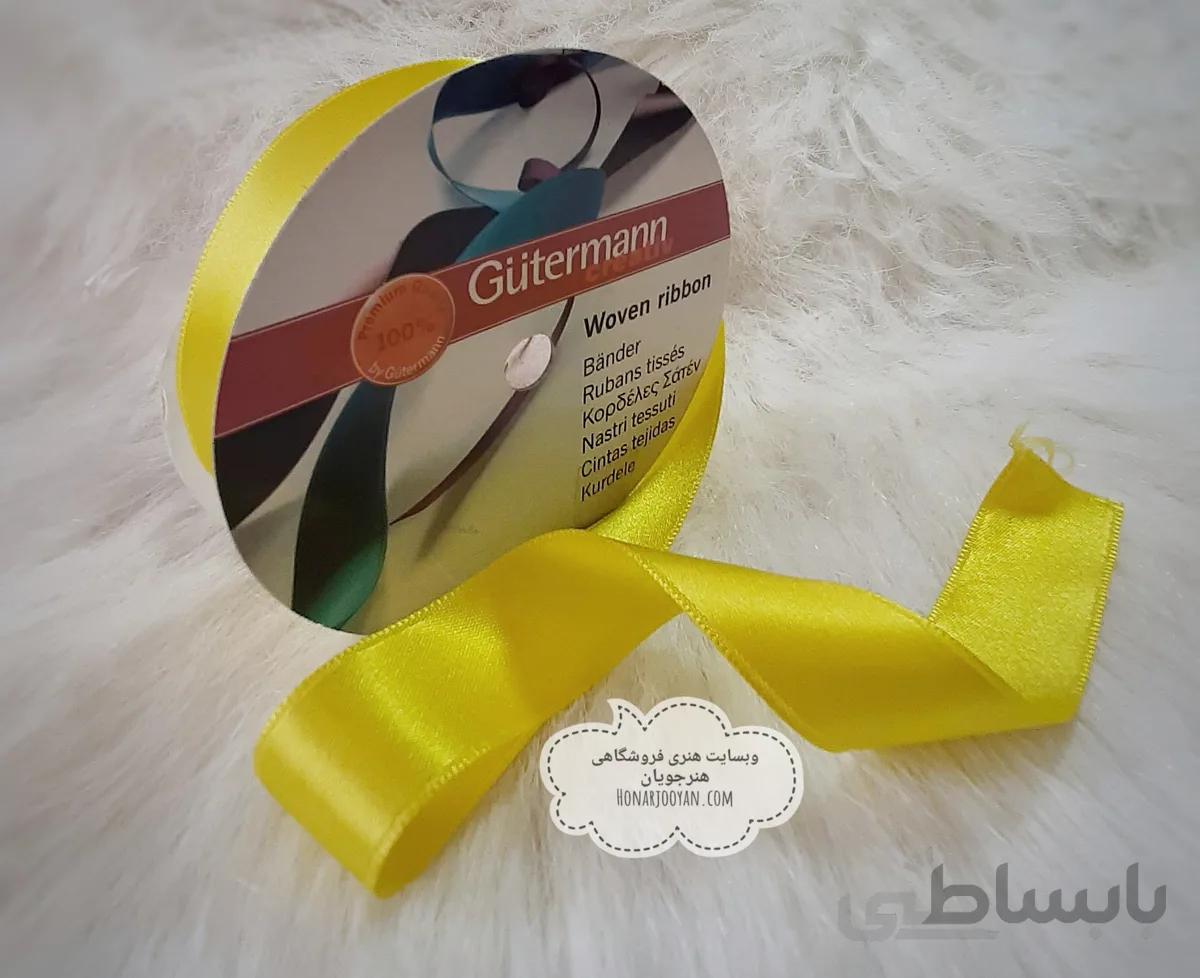 روبان 2رو ساتن عرض 20 میل برند Gutermann اسپانیا کد 852((فروش بصورت متری)