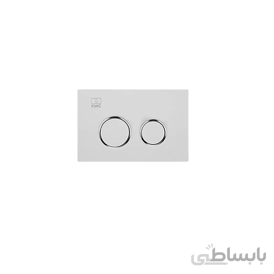 کلید فلاش تانک kwc مدل گرد سفید