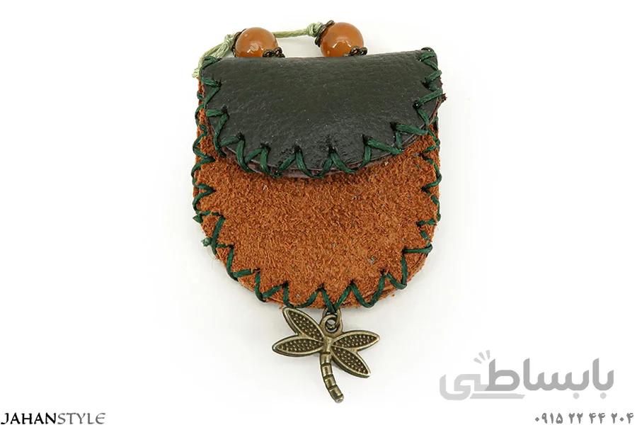 رومانتویی و جاحرزی چرم طبیعی عسلی
