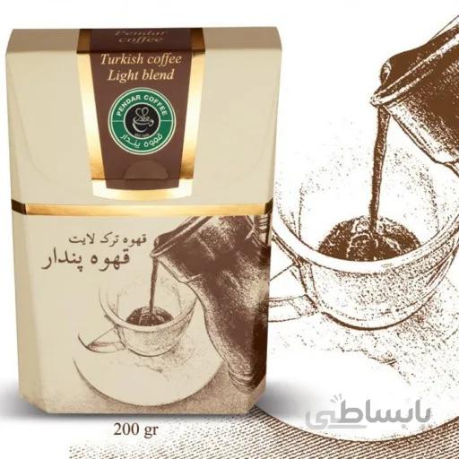 قهوه ترک لایت پندار 200گرم