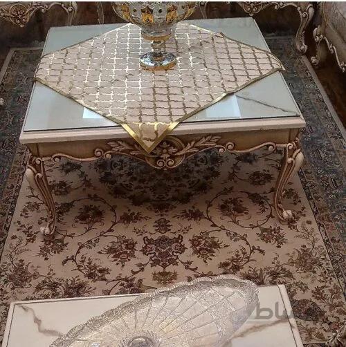 رومیزی 3 تیکه چرم مخمل (لوزیa)