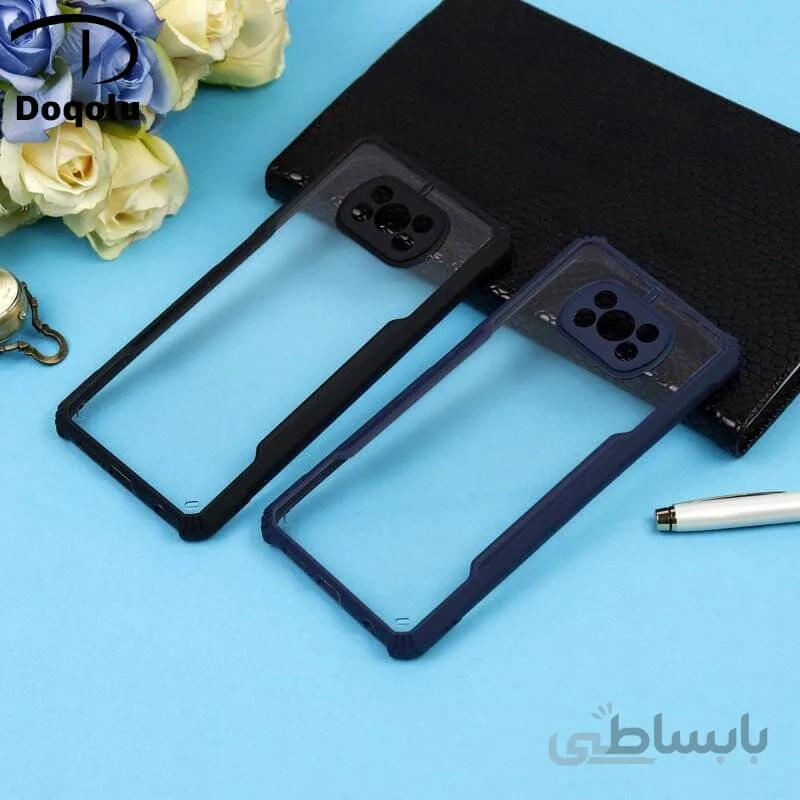 قاب محافظ لنزدار PC شفاف ضربه گیر شیائومیXiaomi Poco X3