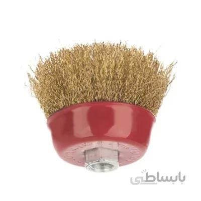 فرچه سیمی کاسه ای افشان قطر75میلیمتری