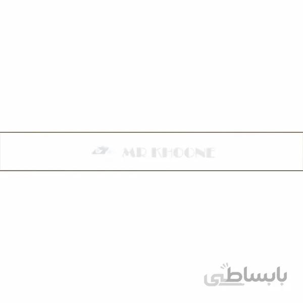 پرده کرکره چوبی سفید 25 میلیمتری