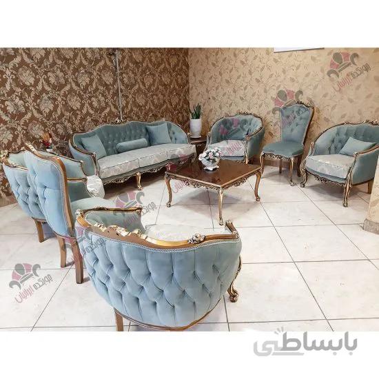 مبل استیل زمرد