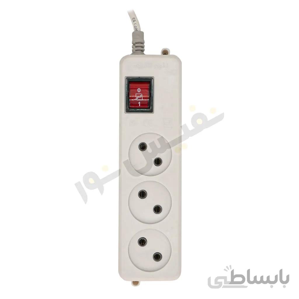 چندراهی سه خانه بدون ارت اخوان الکتریک مدل کاسپین