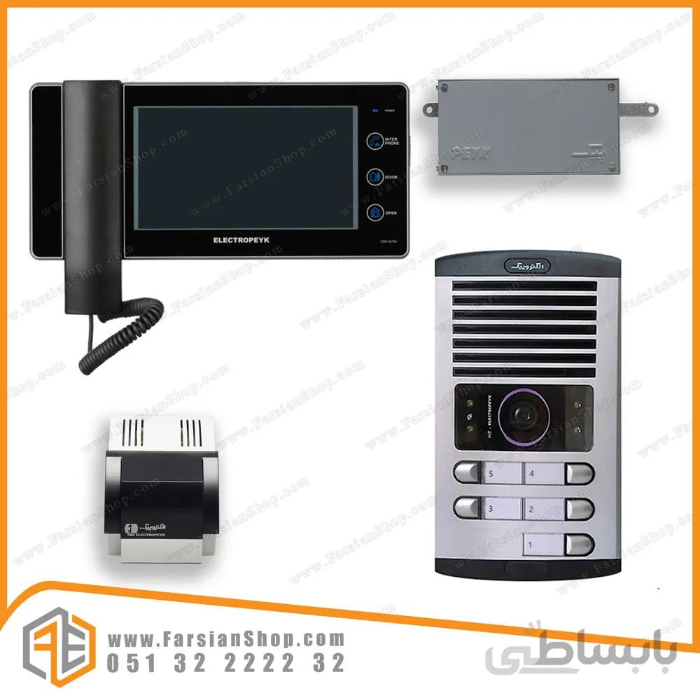 پکیج کامل آیفون تصویری الکتروپیک مدل ۱۲۹۴ با پنل ۱۰۸۶