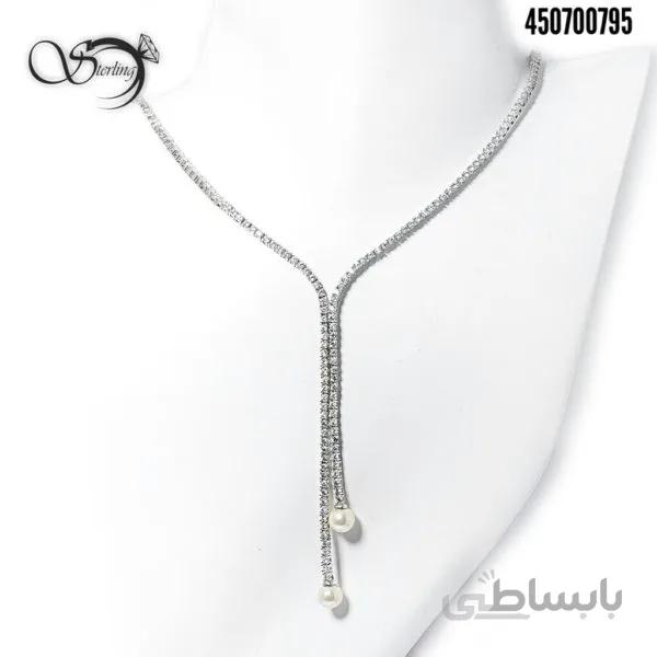 گردنبند نقره زنانه کد: ۲۰۱۹