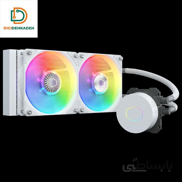 خنک کننده پردازنده کولر مستر مدل MASTERLIQUID ML240L ARGB WHITE EDITION V2