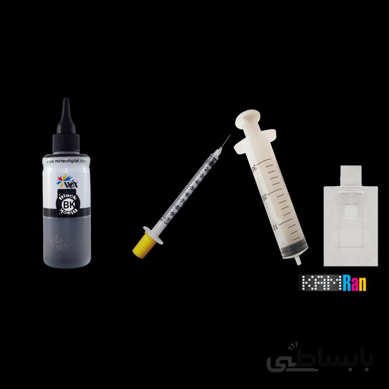 کیت شارژ کارتریج جوهرافشان اچ پی 123 مشکی
