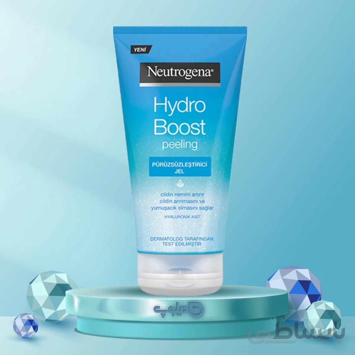 ژل لایه بردار و سفت کننده صورت مدل Hydro Boost حجم 150 میل نوتروژینا ا Neutrogena Hydro Boost Smoothing Peeling Gel 150 ml