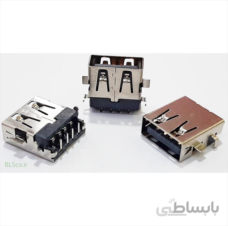 جک USB2 لپ تاپ کد 608 ا USB 2.0 Port Jack Socket