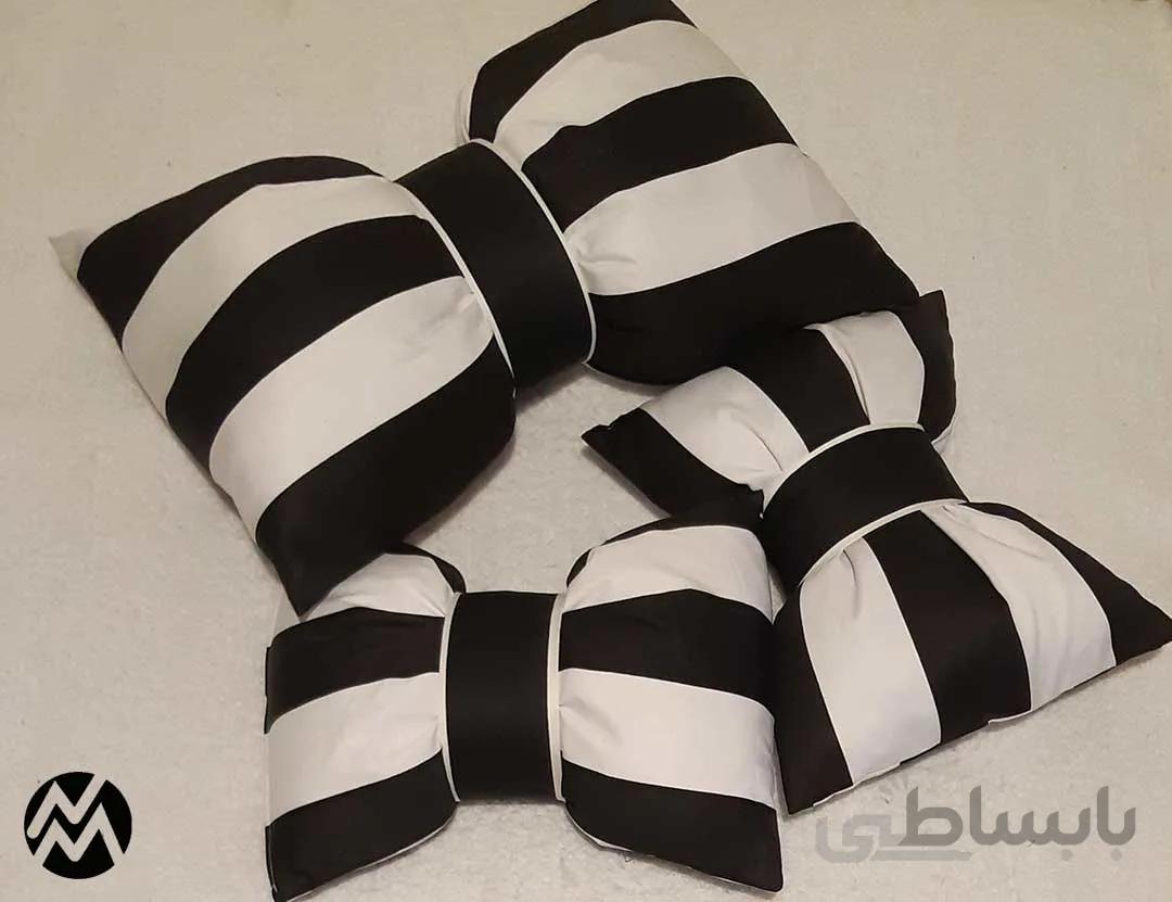 کوسن پاپیونی 1 رنگ (تک رنگ)