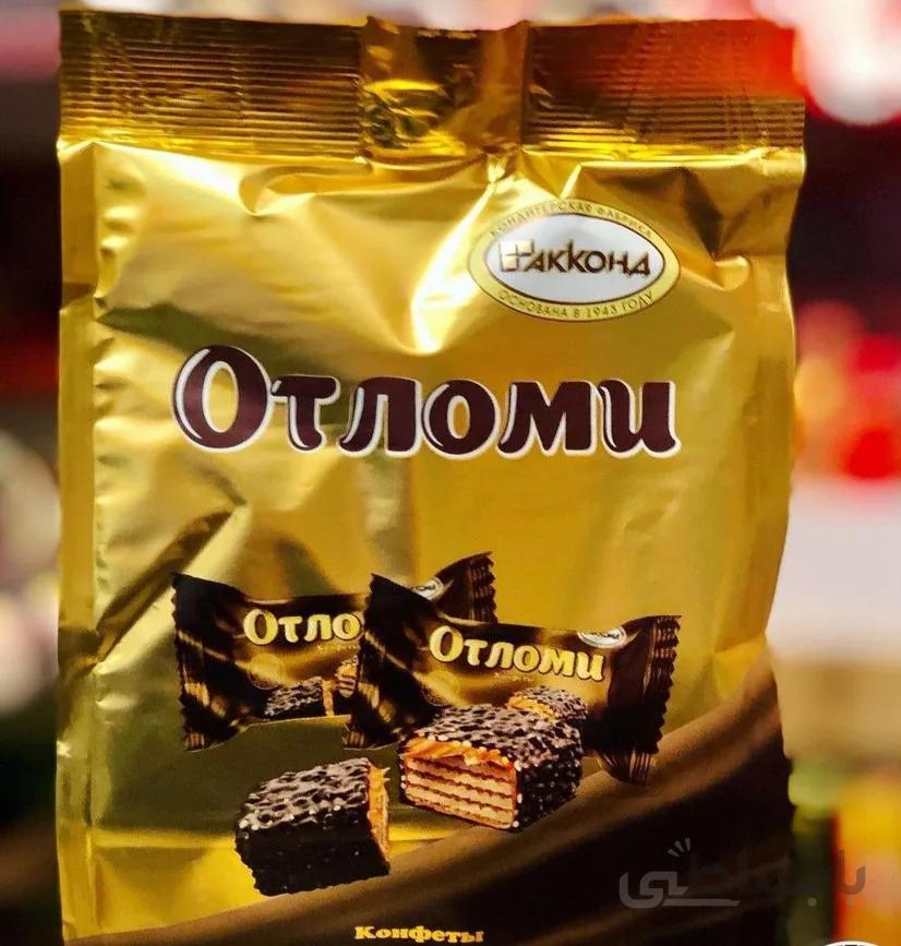 ویفر اصل روسی با روکش کاکائو بسته۳۶۰گرمی